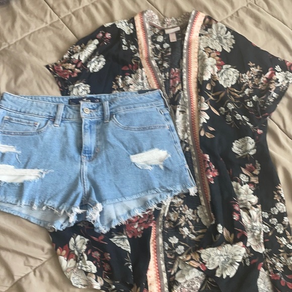 Hollister Pants - Hollister Shorts and cover up